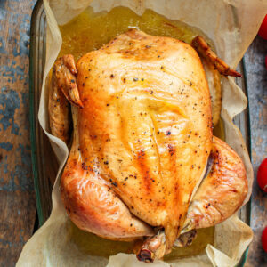 baked chicken festive table hen or turkey menu 2026 04 15 04 54 13 utc