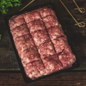 meat minced in the package and lettuce on a wood 2026 04 15 05 38 07 utc