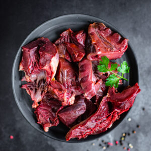 raw pork or beef heart piece of meat second course 2026 04 15 06 11 16 utc